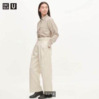 ユニクロ(UNIQLO)の専用 ユニクロ ベルテッドタックワイドパンツ(その他)