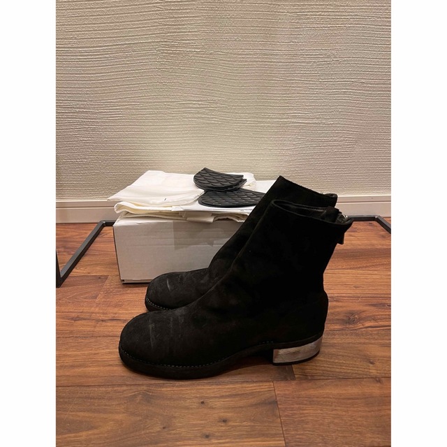 GUIDI - 新品 guidi グイディ メタルヒール バックジップブーツ 41.5の