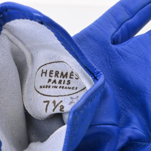 Hermes(エルメス)のHERMES スタッズ ラムスキン グローブ レディースのファッション小物(手袋)の商品写真