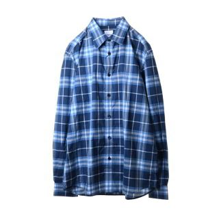 バーバリー(BURBERRY)のBurberry コットン チェック ロング シャツ(シャツ)