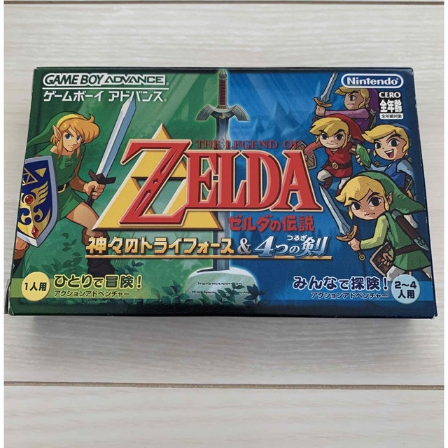 任天堂 ゼルダの伝説 神々のトライフォース&4つの剣 ゲームボーイ 任天堂 ゼルダの伝説 神々のトライフォース&4つの剣 ゲームボーイ