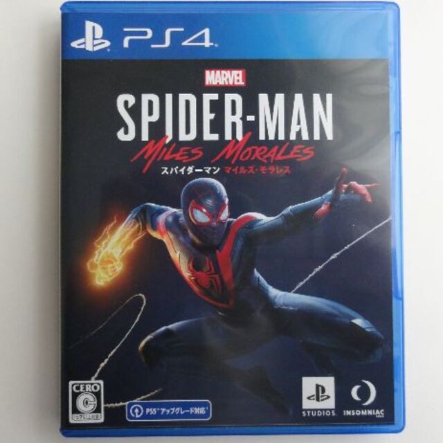 PlayStation4(プレイステーション4)のスパイダーマンマイルズモラレス エンタメ/ホビーのゲームソフト/ゲーム機本体(家庭用ゲームソフト)の商品写真