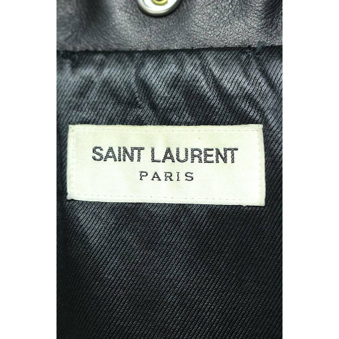 サンローランパリ SAINT LAURENT PARIS レザージャケット 48