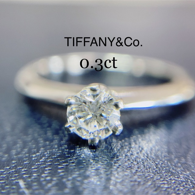新品本物】 Tiffany & Co. - PT950ティファニーダイヤモンドリング 