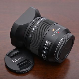 パナソニック(Panasonic)のパナソニック　ライカ DG MACRO-ELMARIT 45mm F2.8 (レンズ(単焦点))