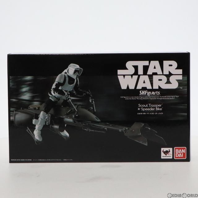 魂ウェブ商店限定 S.H.Figuarts(フィギュアーツ) スカウト・トルーパー&スピーダー・バイク STAR WARS エピソード6/ジェダイの帰還 完成品 可動フィギュア バンダイ