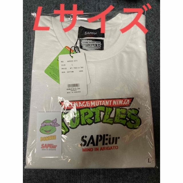 sapeur タートルズ コラボ Tシャツ サイズL