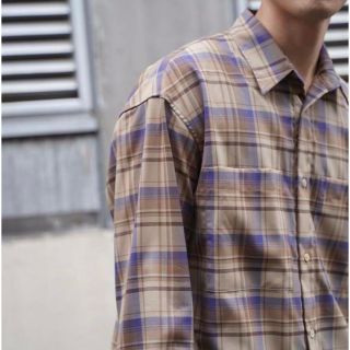 オーラリー(AURALEE)のAURALEE SUPER LIGHT WOOL CHECK SHIRTS(シャツ)