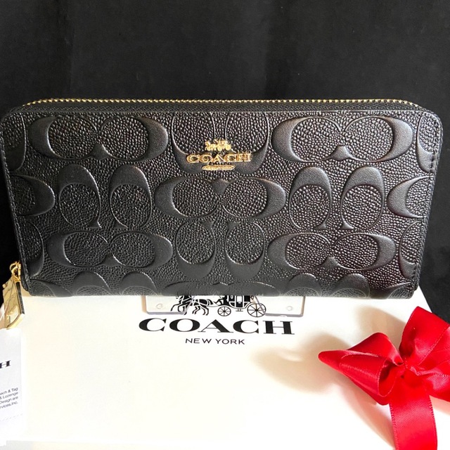 COACH(コーチ)のギフト⭕️ コーチ 財布 エンボスドシグネチャー メンズレディス メンズのファッション小物(長財布)の商品写真