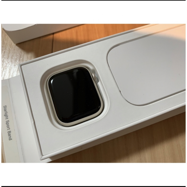 Apple watch series7 41mm スターライト バッテリー97%