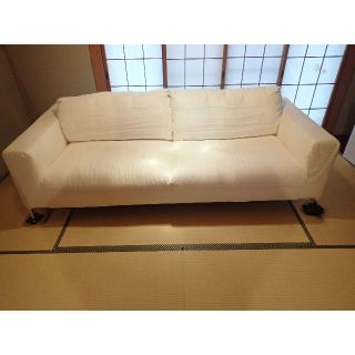 カッシーナ(Cassina)のカッシーナ 美品 Boxソファ2人掛けワイド 73万相当　購入決定(二人掛けソファ)