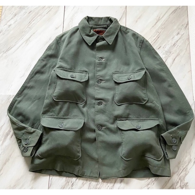 MILITARY - 希少 プレーンタイプ 米軍 U.S.A.F A-1B ウールギャバ