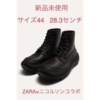 ザラ(ZARA)のZARA STUDIO NICHOLSONレザーブーツ44サイズ 28.3センチ(ブーツ)