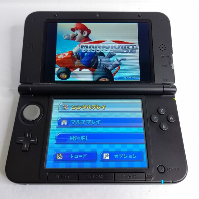 Nintendou3000ニンテンドー3DS LL ブルー×ブラックu3000美品u3000一式