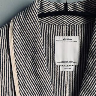 VISVIM ヒッコリースモーキングジャケット 2 インディゴ ヴィズヴィム
