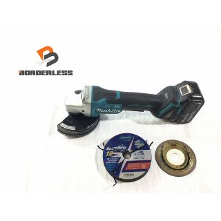 ☆品☆makita マキタ 18V 125mm 充電式ディスクグラインダ GA508D 本体のみ 替刃おまけ 研磨機 研削 切削 64675