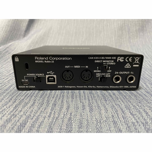 Roland(ローランド)のローランド USBオーディオインターフェイスRoland RUBIX-22 楽器のDTM/DAW(オーディオインターフェイス)の商品写真