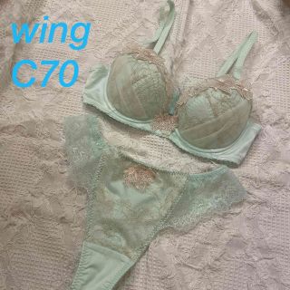 ワコール(Wacoal)のワコール　Wing ブラ＆ショーツ　C70 M(ブラ&ショーツセット)