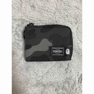 アベイシングエイプ(A BATHING APE)の 【新品】A BATHING APE PORTER MINI WALLET M(折り財布)