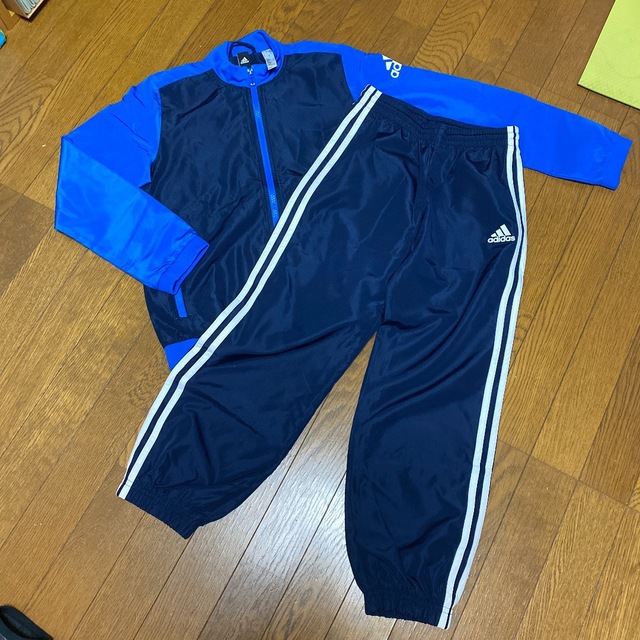 adidas アディダス ジャージ上下  ウインドブレーカー 140cm