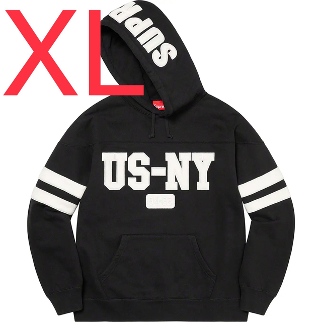 メンズSupreme US-NY Hooded Sweatshirt Black XL