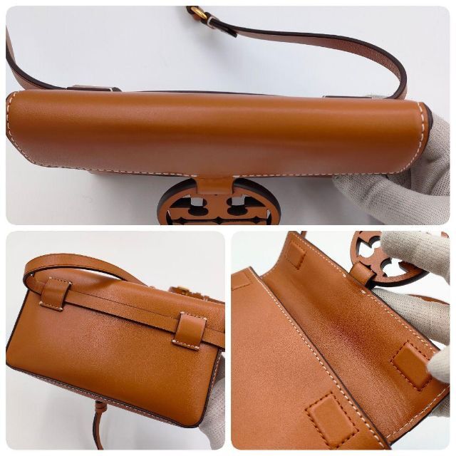 美品✨】トリーバーチ ミラー ポーチ ポシェット ショルダーバッグ