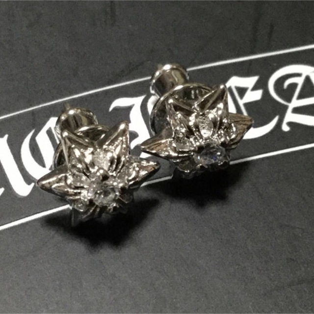 Chrome Hearts(クロムハーツ)のスタースタッドピアス　アフタージルコニア メンズのアクセサリー(ピアス(両耳用))の商品写真