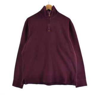 ラルフローレン(Ralph Lauren)の古着 ラルフローレン Ralph Lauren POLO by Ralph Lauren コットンニットハーフジップセーター メンズL /eaa306542(ニット/セーター)