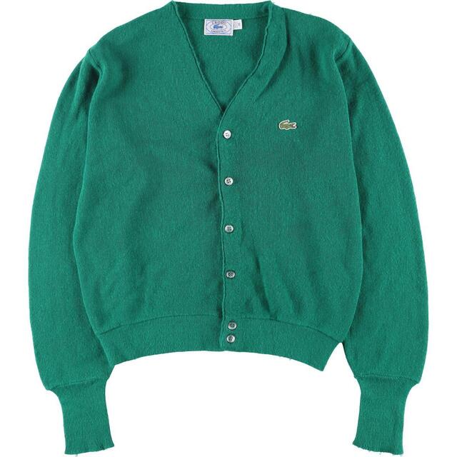 古着 80年代 ラコステ LACOSTE IZOD アクリルニットカーディガン USA製