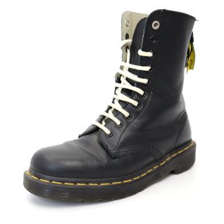 ドクターマーチン(Dr.Martens)の23cm Y's × ドクターマーチン バックジップ 10ホール レザーブーツ(ブーツ)