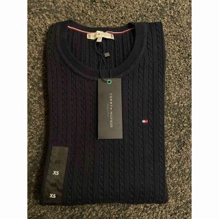 トミーヒルフィガー(TOMMY HILFIGER)のTOMMY HILFIGER 新品タグ付　ケーブルニット(ニット/セーター)