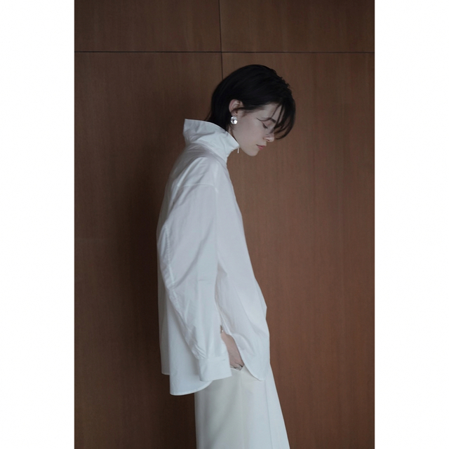 CLANE クラネ HALF ZIP STAND COLLAR SHIRT - シャツ/ブラウス(長袖/七分)