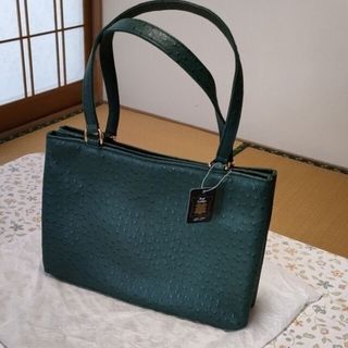 値下げ!!【美品】ACE /エース   本革 オーストリッチ  型押し バッグ