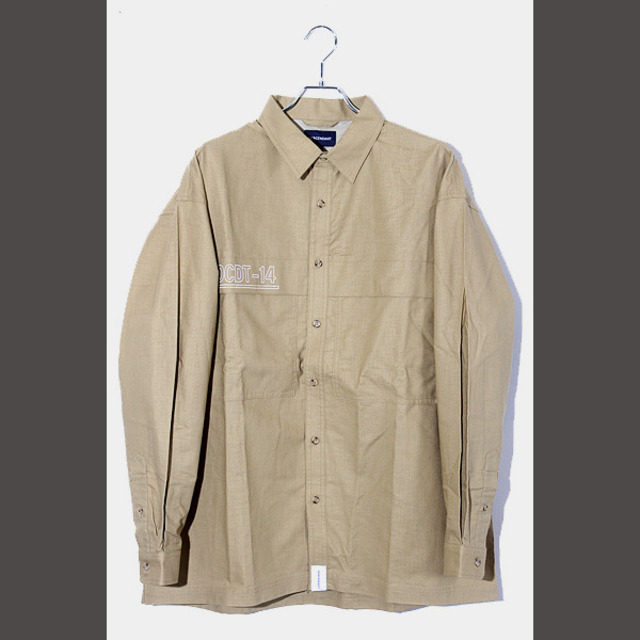 未使用品 22SS ディセンダント パナマ フィッシングシャツ 3 ベージュ