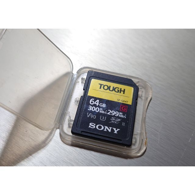 SONY TOUGH 64GB SDカード SF-G64T