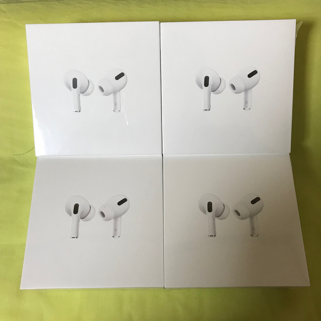 AirPods Pro MWP22J/A 4台 - ヘッドフォン/イヤフォン