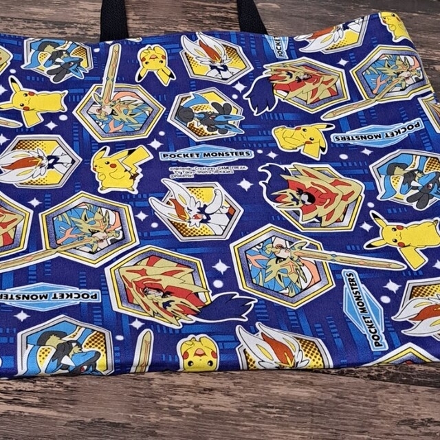 ポケットモンスター　レッスンバッグ　ポケモン ハンドメイドのキッズ/ベビー(バッグ/レッスンバッグ)の商品写真