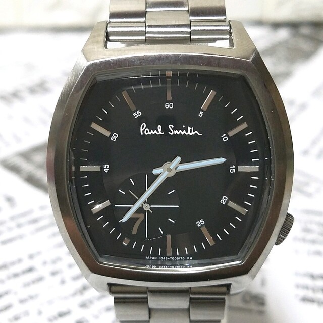 Paul Smith(ポールスミス)の【美品】ポールスミス 時計 ナンバー7 Paul Smith 電池交換済 メンズ メンズの時計(腕時計(アナログ))の商品写真