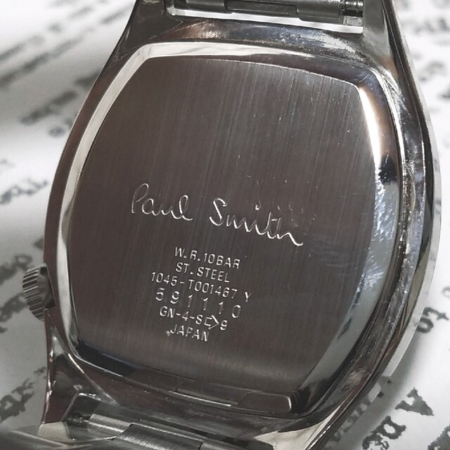 【美品】ポールスミス 時計 ナンバー7 Paul Smith 電池交換済 メンズ