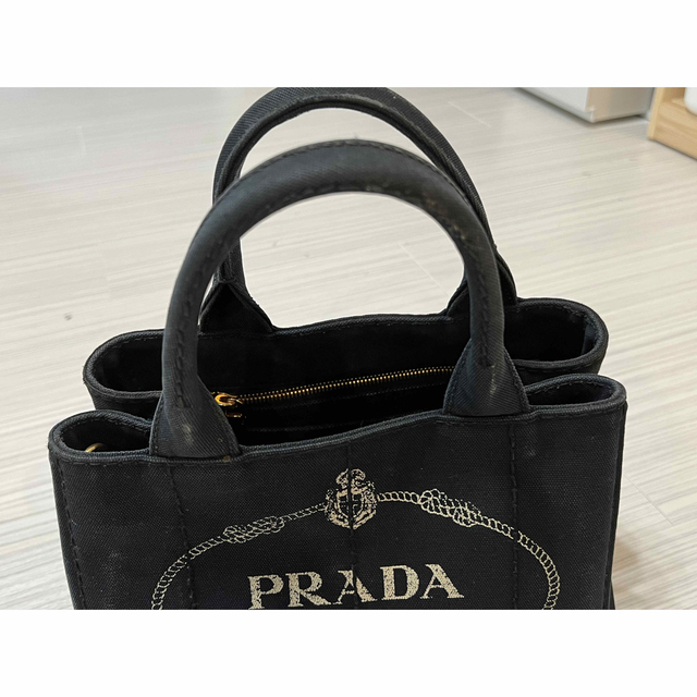 PRADA プラダ カナパS ストラップ付 ブラック ネロ プラダ カナパミニ