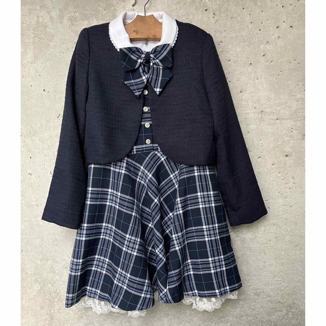 petit main(プティマイン)のpetit main 130サイズ 入学式セット キッズ/ベビー/マタニティのキッズ服女の子用(90cm~)(ドレス/フォーマル)の商品写真