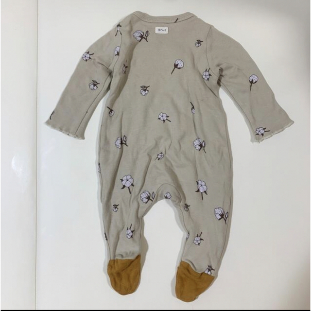 オーガニックズー　organic zoo コットン柄　ロンパース キッズ/ベビー/マタニティのベビー服(~85cm)(カバーオール)の商品写真