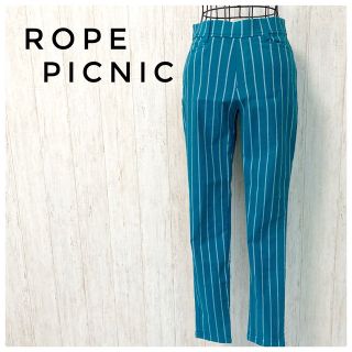 ロペピクニック(Rope' Picnic)の美品♡ ロペピクニック ストライプ スキニーパンツ ストレッチ S(カジュアルパンツ)