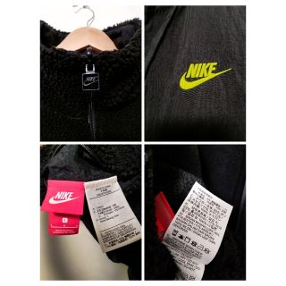 C37 NIKE Lサイズ ビッグスウォッシュ リバーシブル ボア ジャケット