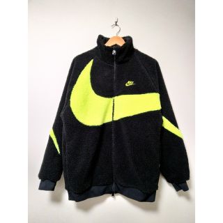 NIKE ナイキ リバーシブル ボアブルゾン ビッグスウォッシュ Lサイズ