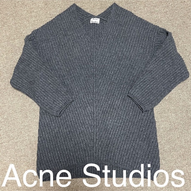 期間限定価格‼︎Acne Studios Vネックニットチュニックセーター
