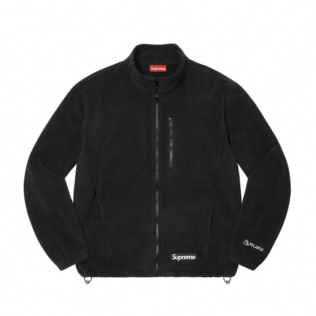 カラー黒サイズL 黒 supreme Polartec Zip Jacket 22AW