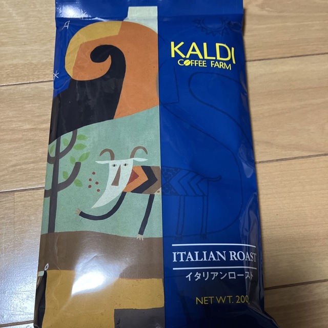 KALDI(カルディ)のカルディ　コーヒー粉　イタリアンロースト３袋　200g  中挽　コーヒー豆　新品 食品/飲料/酒の飲料(コーヒー)の商品写真