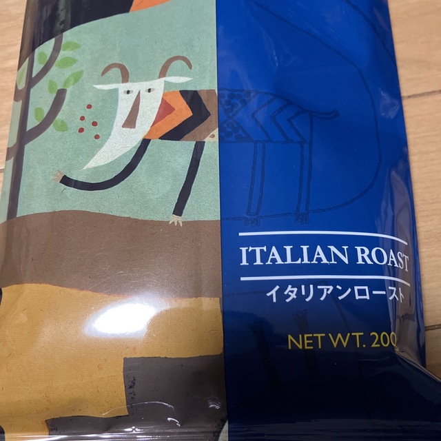 KALDI(カルディ)のカルディ　コーヒー粉　イタリアンロースト３袋　200g  中挽　コーヒー豆　新品 食品/飲料/酒の飲料(コーヒー)の商品写真