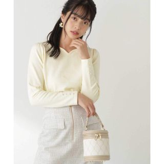 プロポーションボディドレッシング(PROPORTION BODY DRESSING)の【新品 未使用 タグ付】ハートカット アンジェリーナ ニット プロポーション (ニット/セーター)